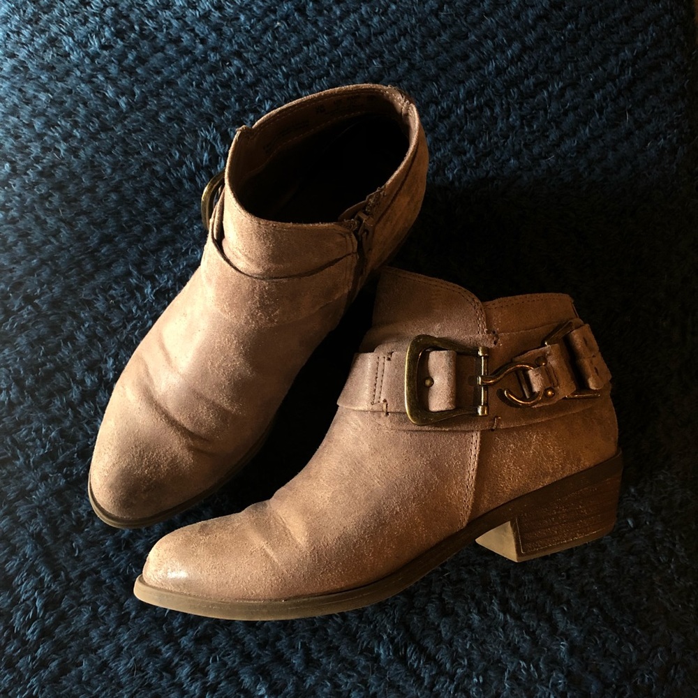 Light Brown Ankle Booties